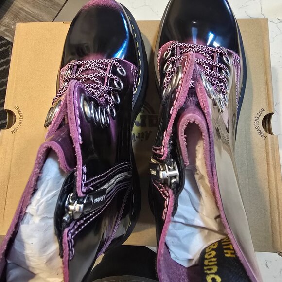 JADON MAX Distressed Leather Platform Boot Fondant Pink Women's Size 6 US NEW - Picture 8 of 16